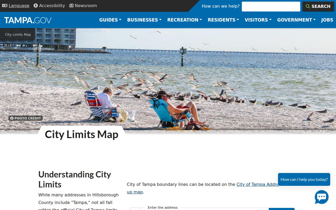 Hillsborough County ZIP code directory Tampa city limits lookup